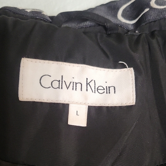 CALVIN KLEIN LINED SILKY AND warm Puffer Vest With Pockets L - Picture 9 of 11